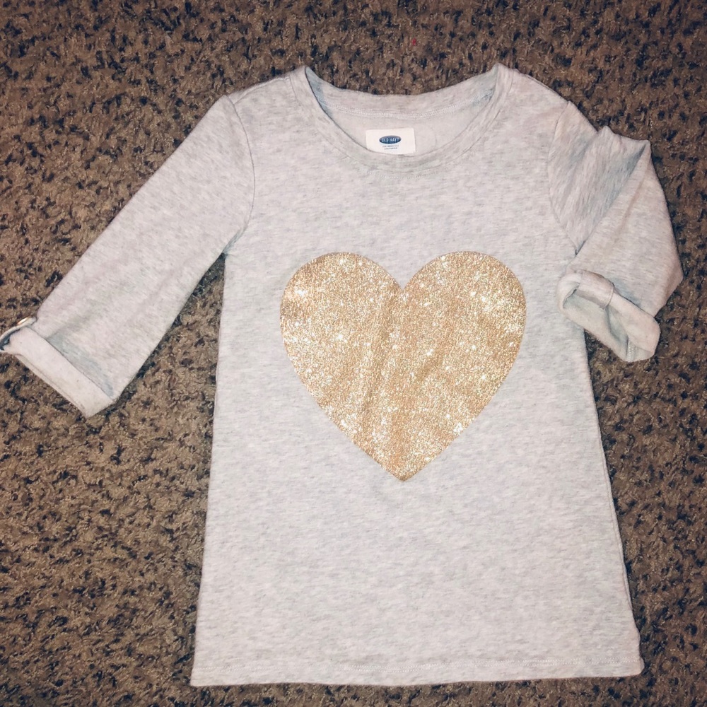 Old Navy Gold Heart Tunic